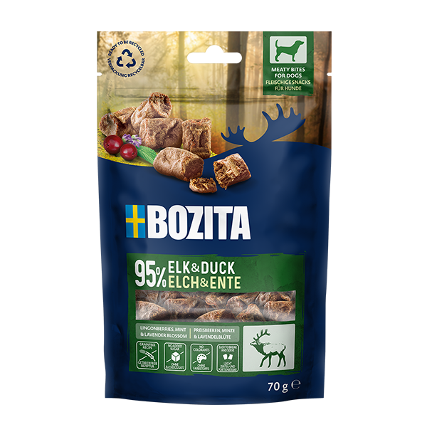 BOZITA MEATY BITES ELCH & ENTE