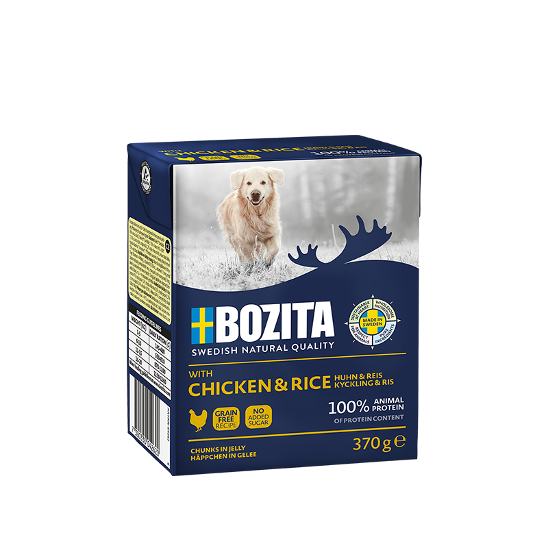 Bozita Hühnchen & Reis – Häppchen in Gelee