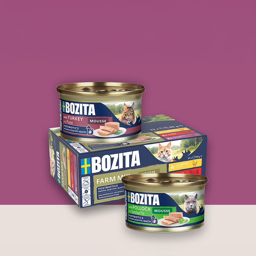 Hundefutter & Katzenfutter hergestellt in Schweden | Bozita DE