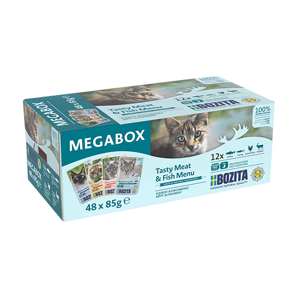Bozita Megabox, chunks in sauce