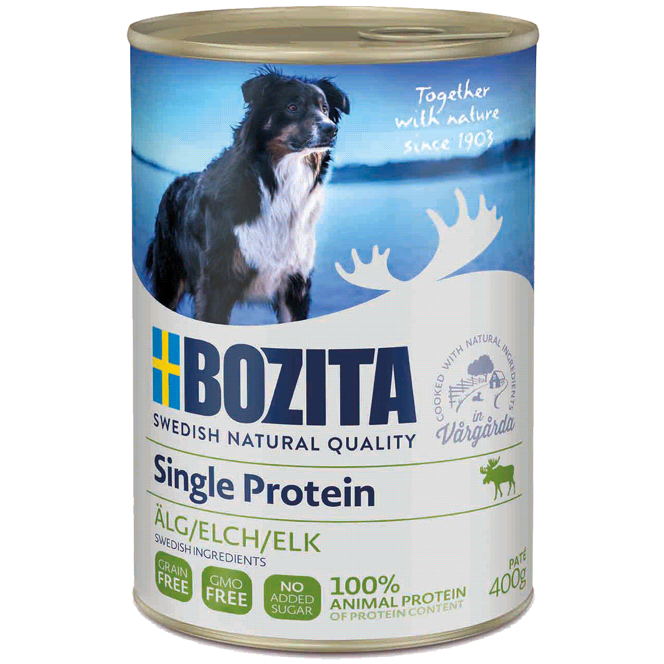 BOZITA SINGLE PROTEIN ELK – HIRVIPATEE