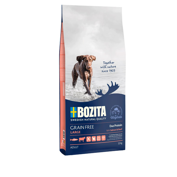 BOZITA GRAIN FREE SALMON & BEEF LARGE