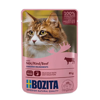 BOZITA WITH BEEF – CHUNKS IN JELLY