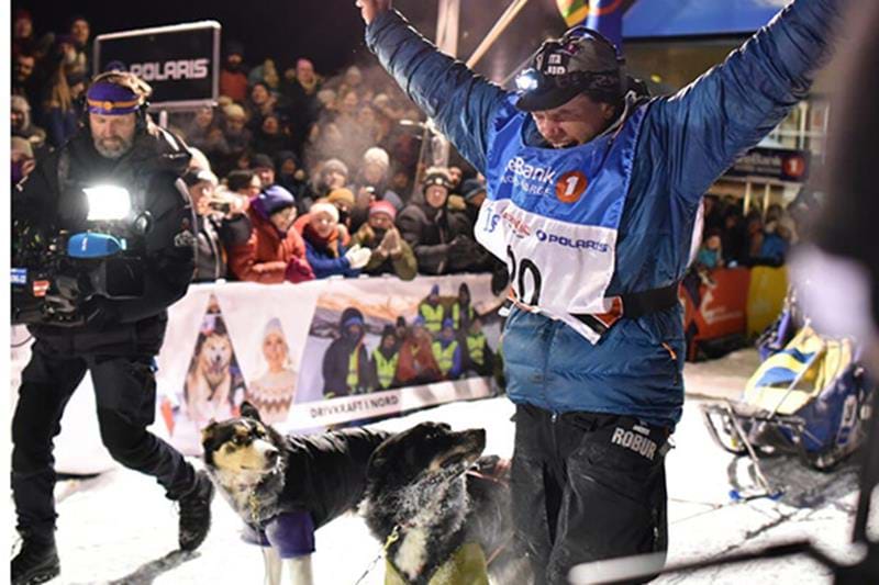 Petter Karlsson wint Finnmarkslöpet 2018