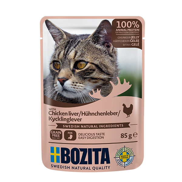 Wetfood for cats with chicken liver