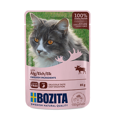 BOZITA WITH ELK – CHUNKS IN JELLY – POUCH