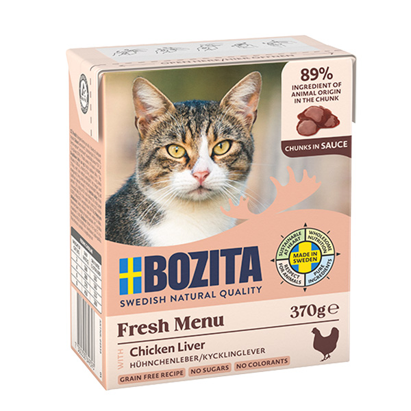 Wet food for cats with chicken liver